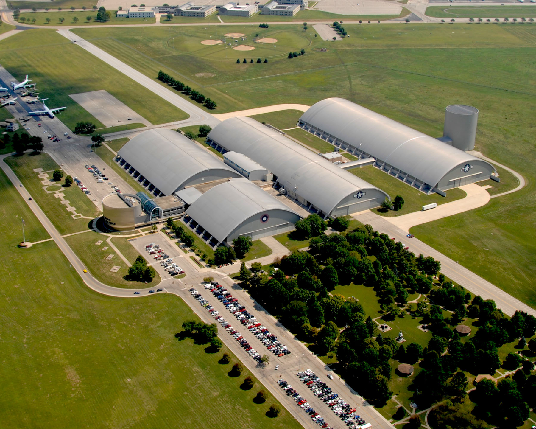 Ariel photo of National Museum of the United States Air Force